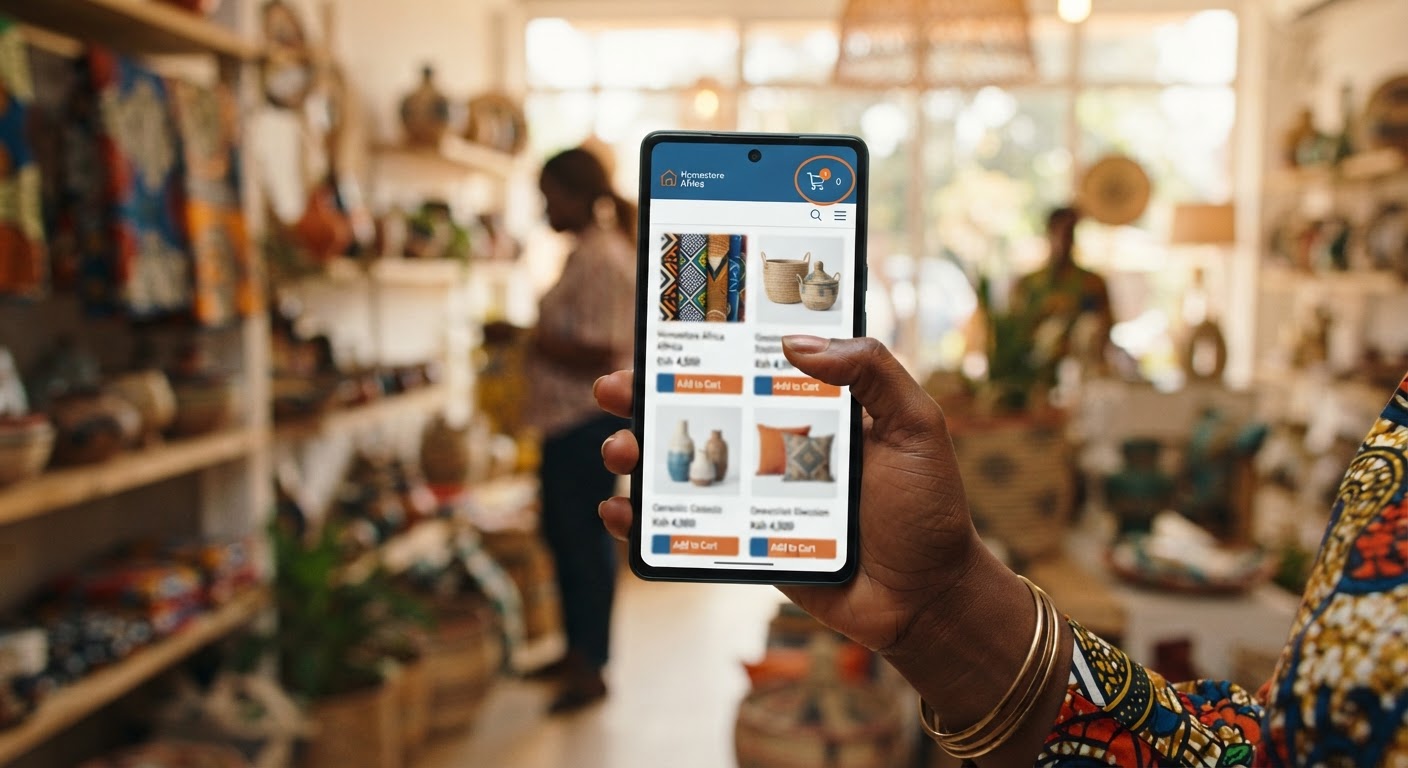 Application mobile connectée à une boutique en ligne WooCommerce au Gabon
